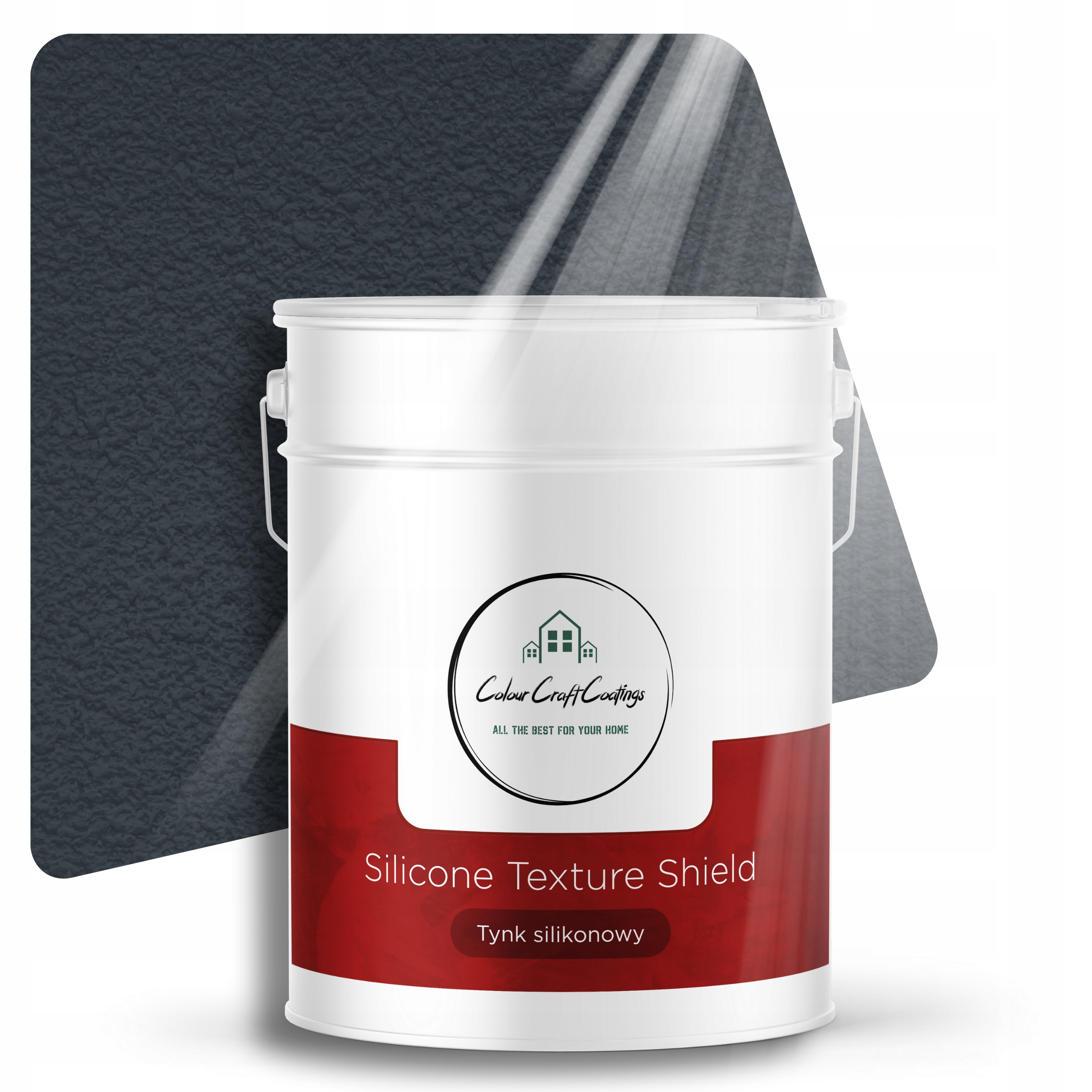 Silikonová Fasádní Omítka Granulace 1.5 MM Beránek Grafit 15 Kg 7024