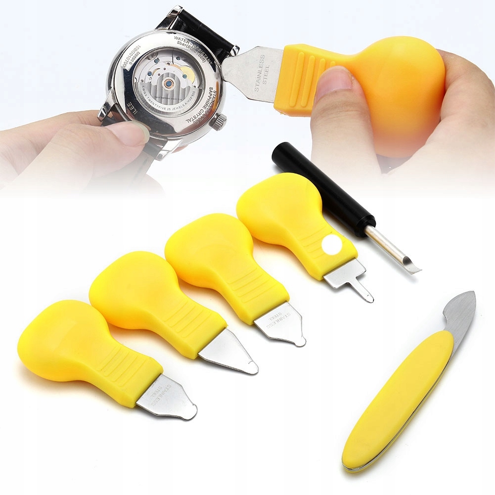 7-CZĘŚCIOWE OTWIERAK DO ZEGARKÓW ŁOM DO NAPRAWY ZEGARKÓW