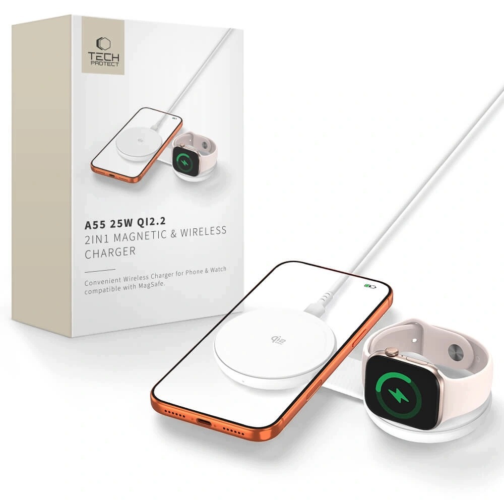 Skládací Cestovní Indukční Nabíječka Magsafe Pro Iphone Apple Watch