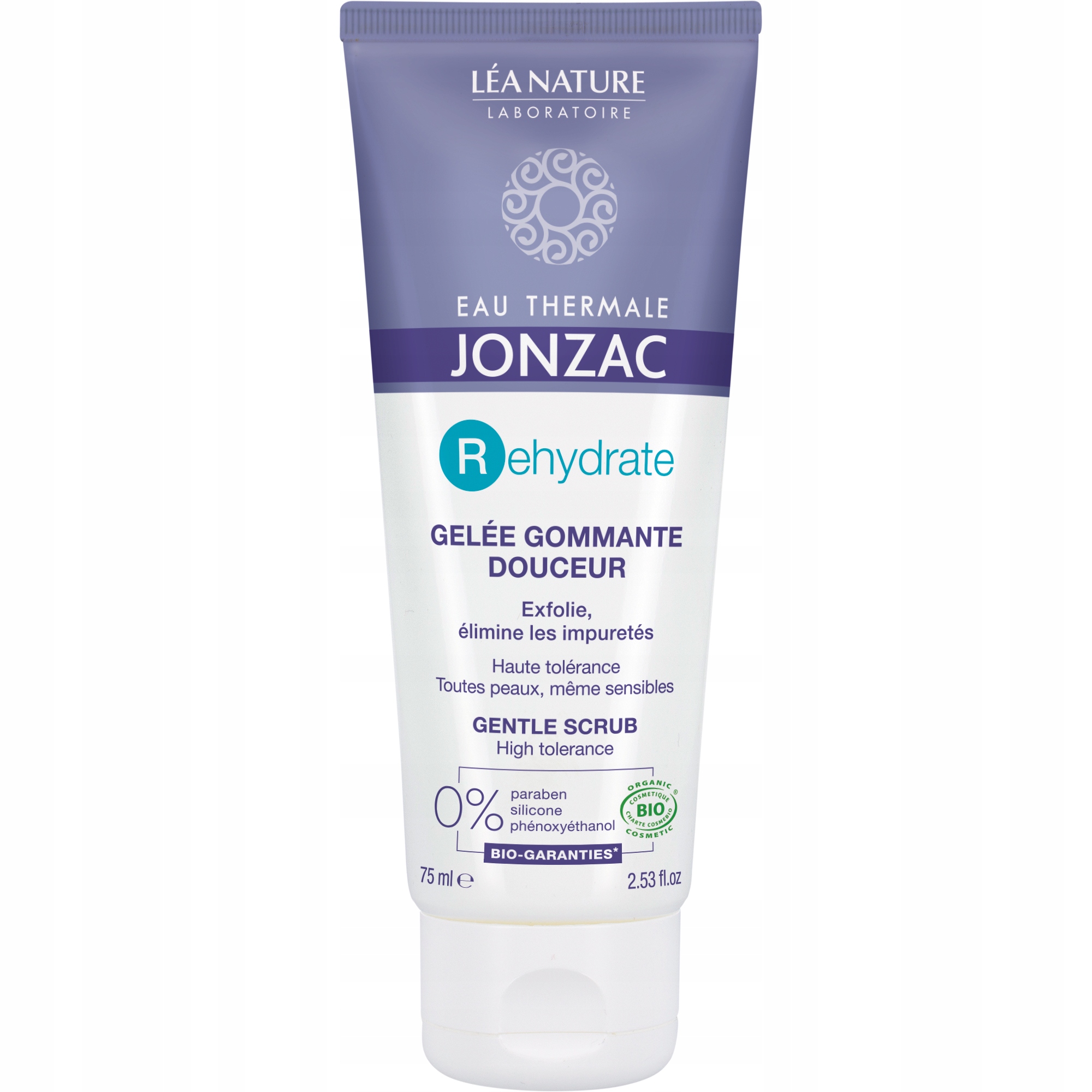 Jonzac Rehydrate Jemný peelingový gel Bio 75 ml