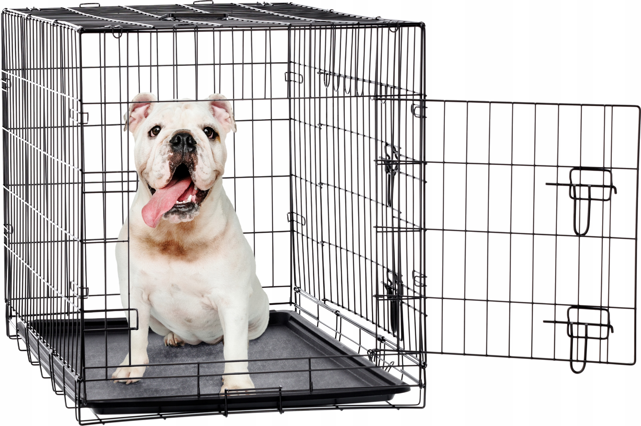 Klatka Kenelowa Kojec dla Psa Psów Transporter 107x69x75,5 cm XXL