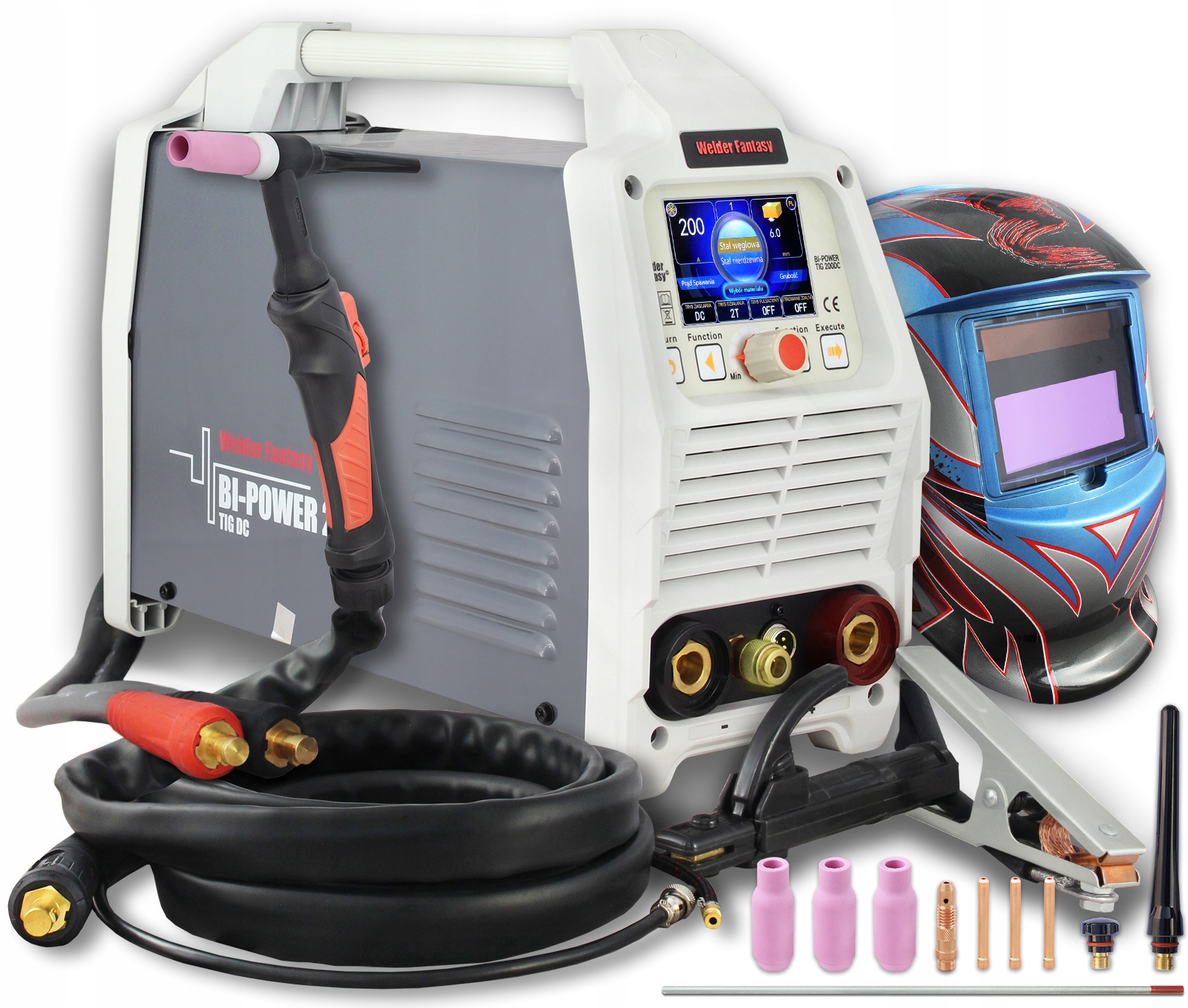 Tig DC Bi-power 200 spawarka Mma maska 3035