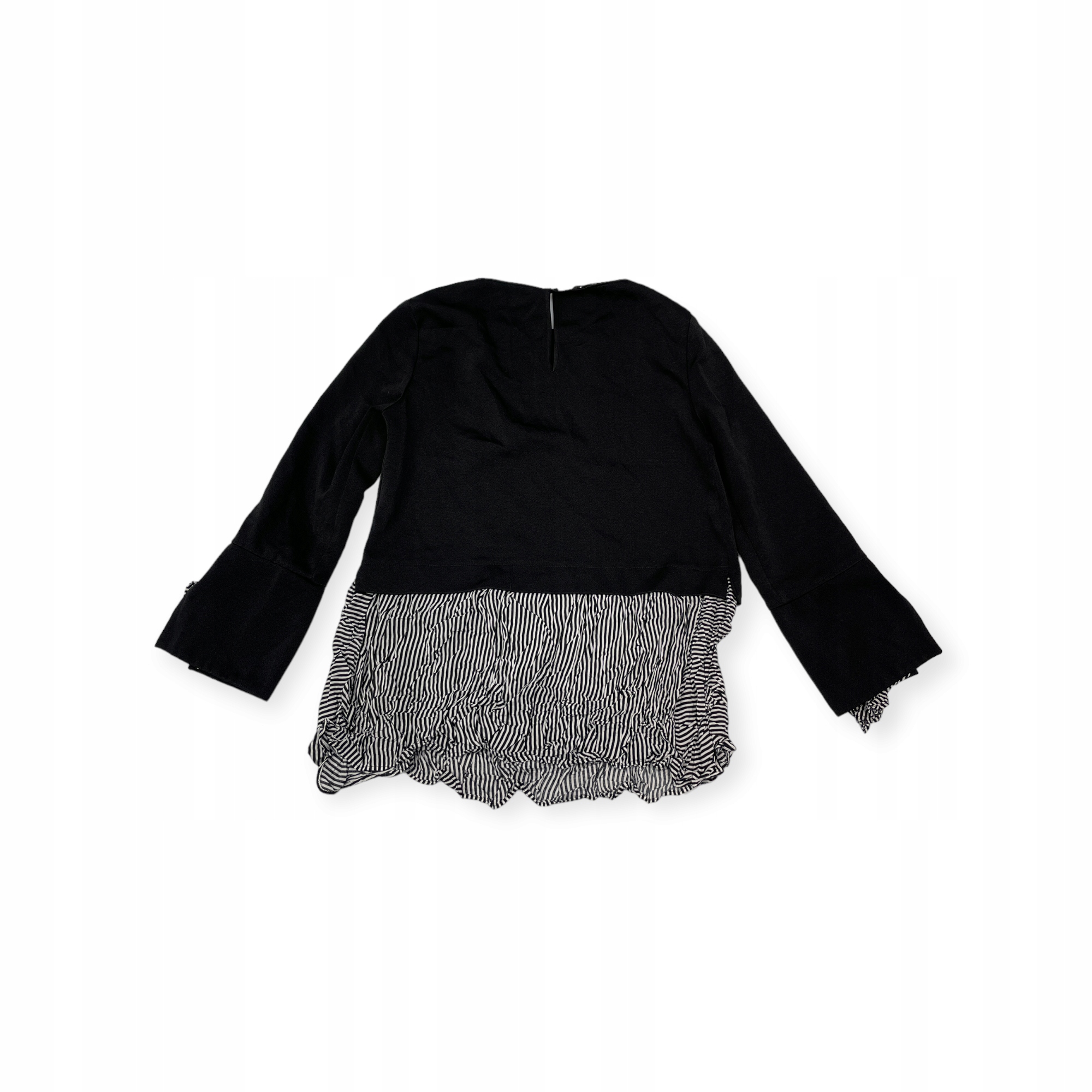 elegantní černá dámská halenka s dlouhým rukávem Zara S/m