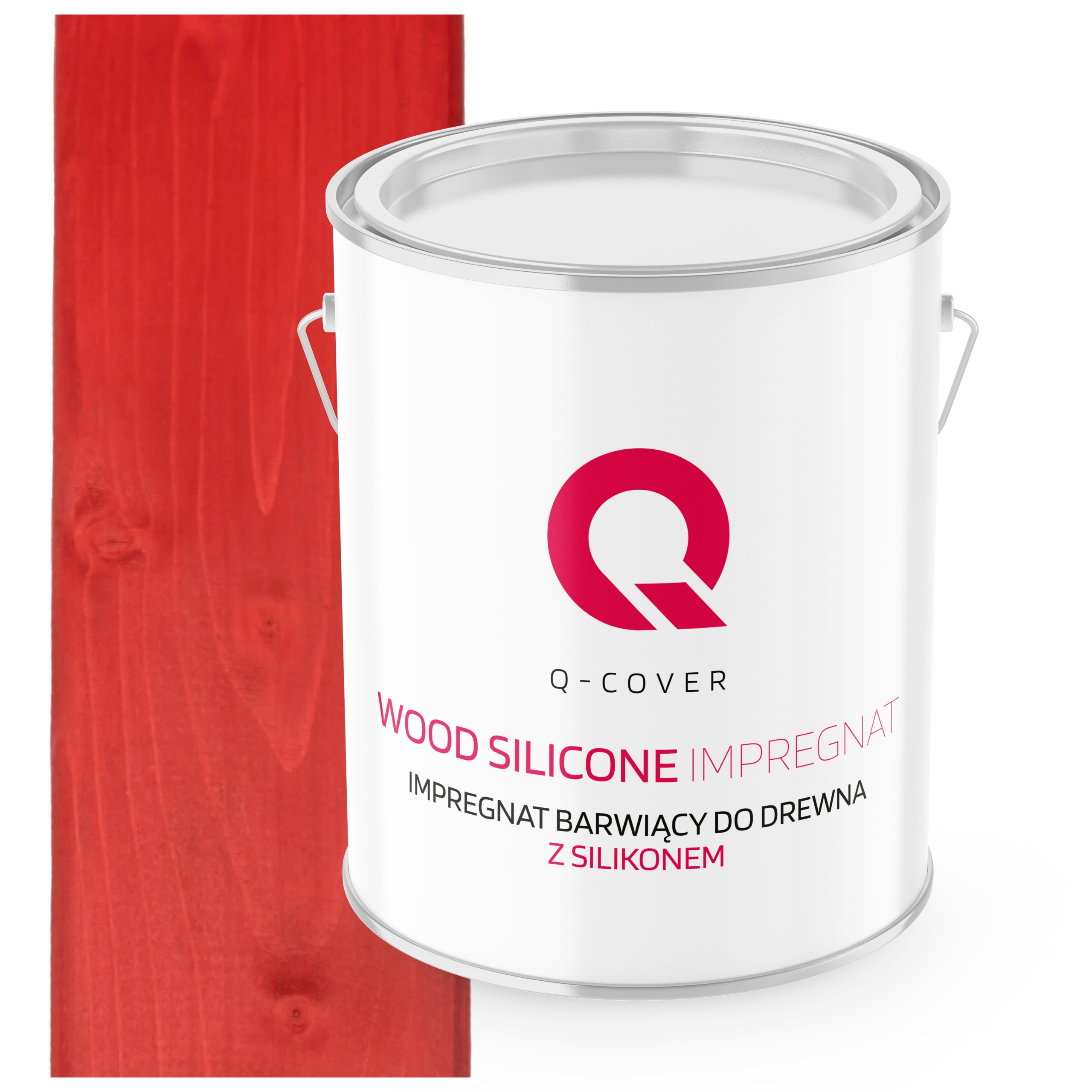 Impregnační Nátěr Na Dřevo S Ochranným Silikonem, Barva Trvalá, Červená, 2,5 L