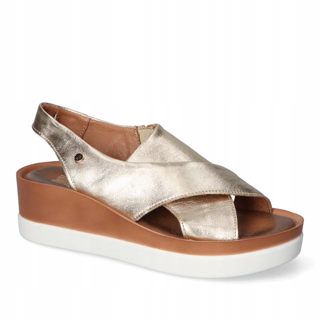 Sandály Lemar 40256 s Křišťál zlatým povrchem, velikost 37