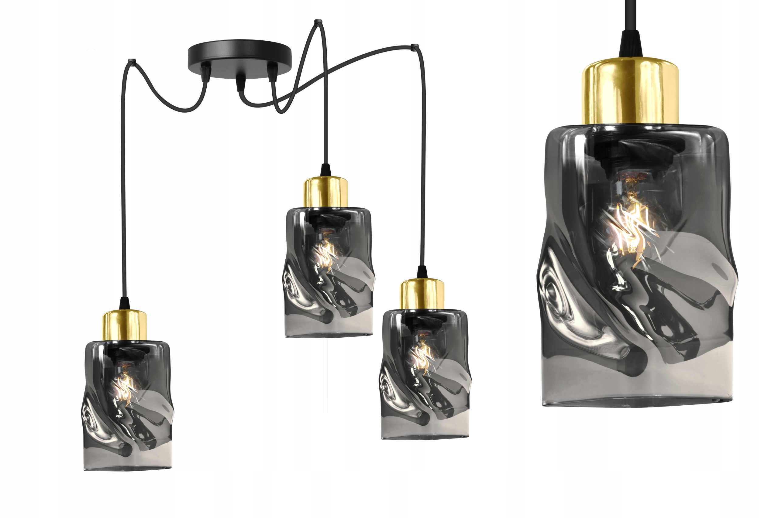 LAMPA SUFITOWA ŻYRANDOL DO SALONU LORD 8-302PK LED Zasilanie sieciowe