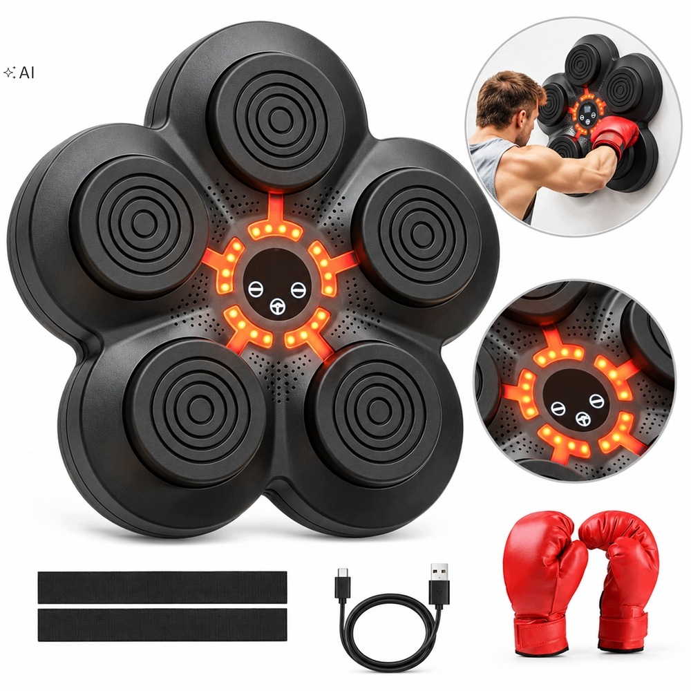 Elektrický boxerský štít QB01 Bluetooth rukavice Trénink