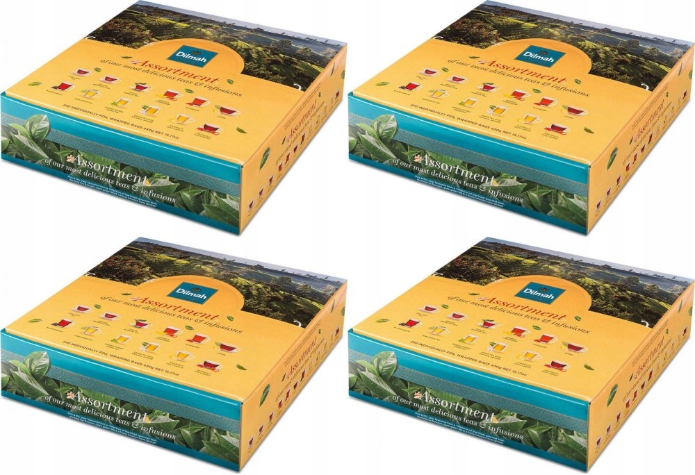 Dilmah Pick'n'Mix herbata 240 kopert x4