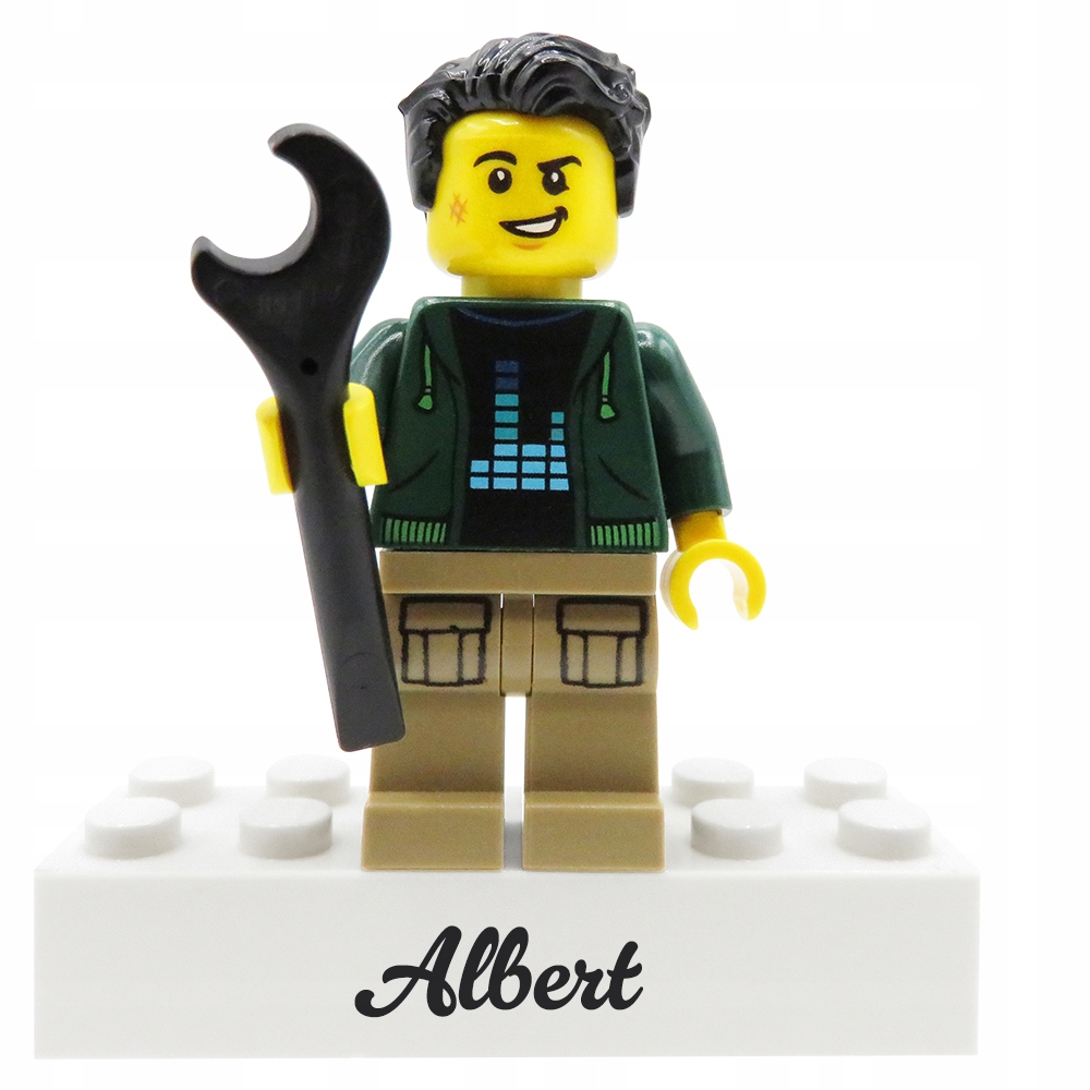 Majsterkowicz Mechanik – Personalizovaná figurka panáček z dílů Lego