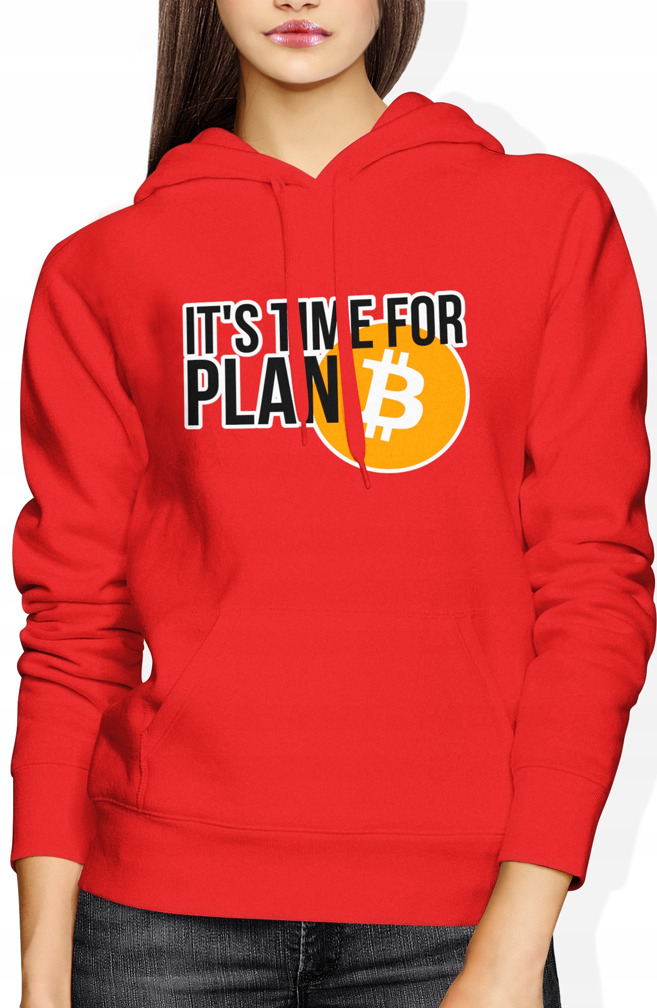 

Damska Bluza Bitcoin Kryptowaluty Coin Rozmiar S