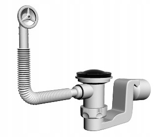 AKCES Syfon wannowy River 50mm 19134