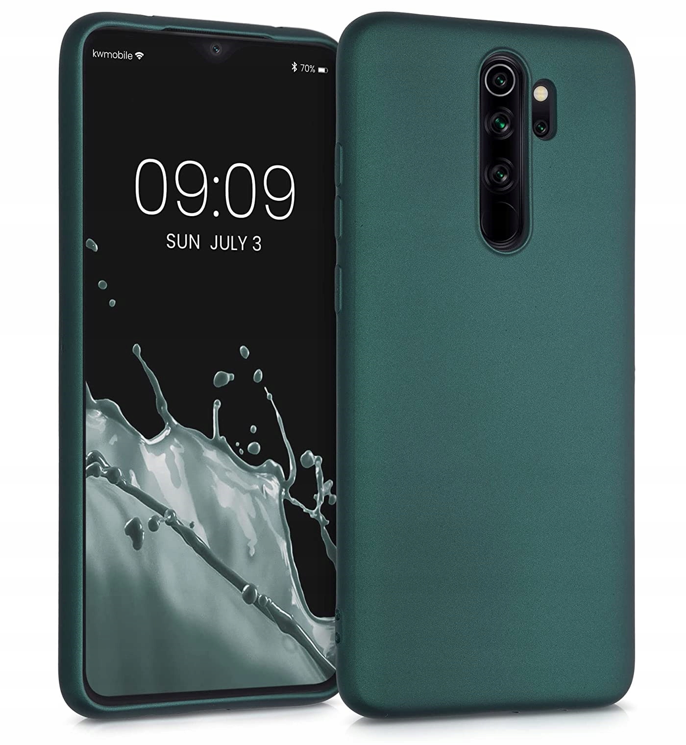 ETUI MATOWE SLIM do XIAOMI REDMI NOTE 8 PRO +SZKŁO