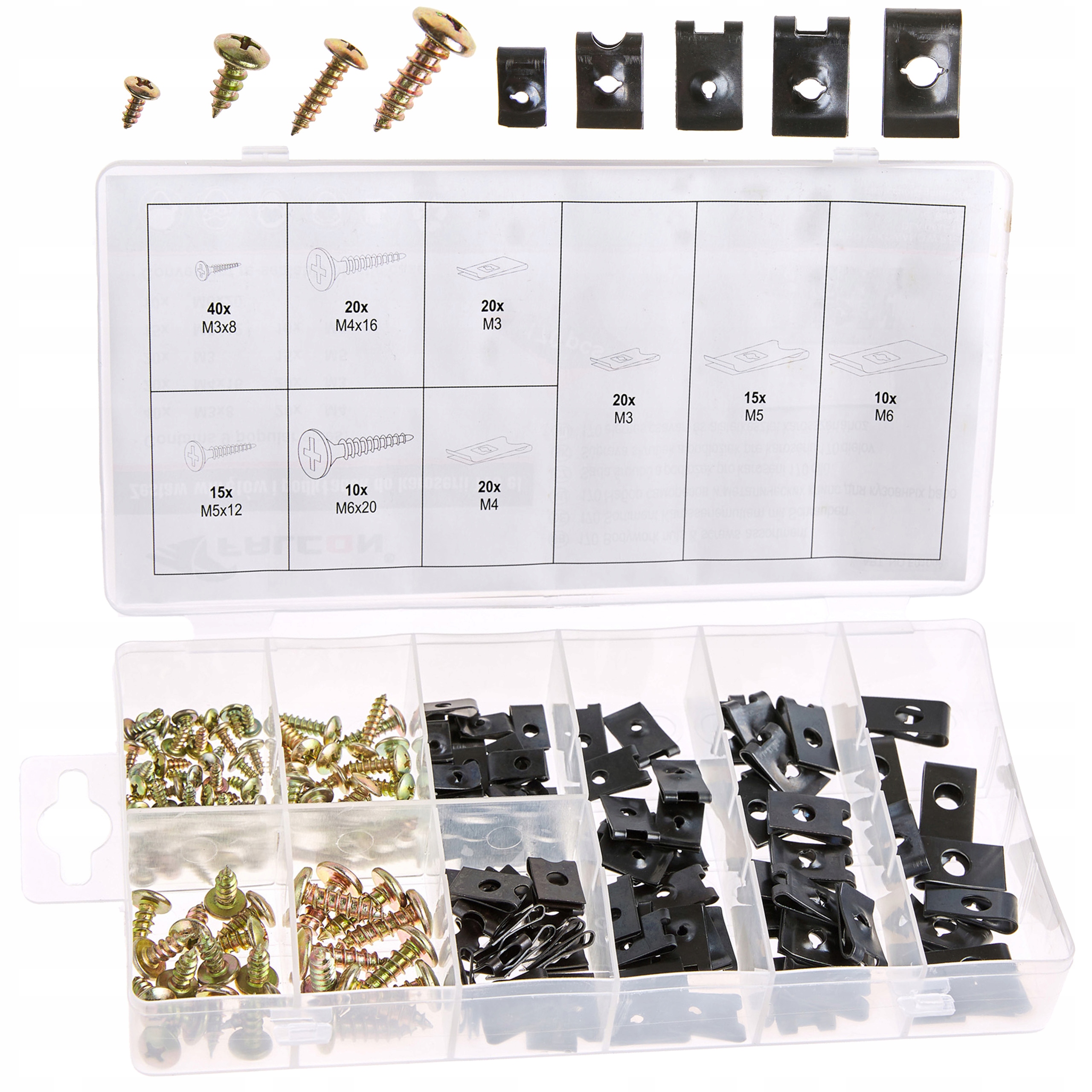 WKRĘTY BLASZKI SPINKI MONTAŻOWE SAMOCHODOWE KAROSERII ZDERZAKA VW BMW Audi