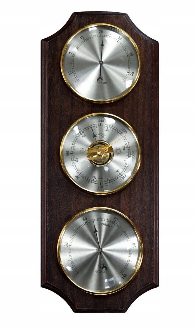 Stacja Pogody drewniana barometr Tfa Germany