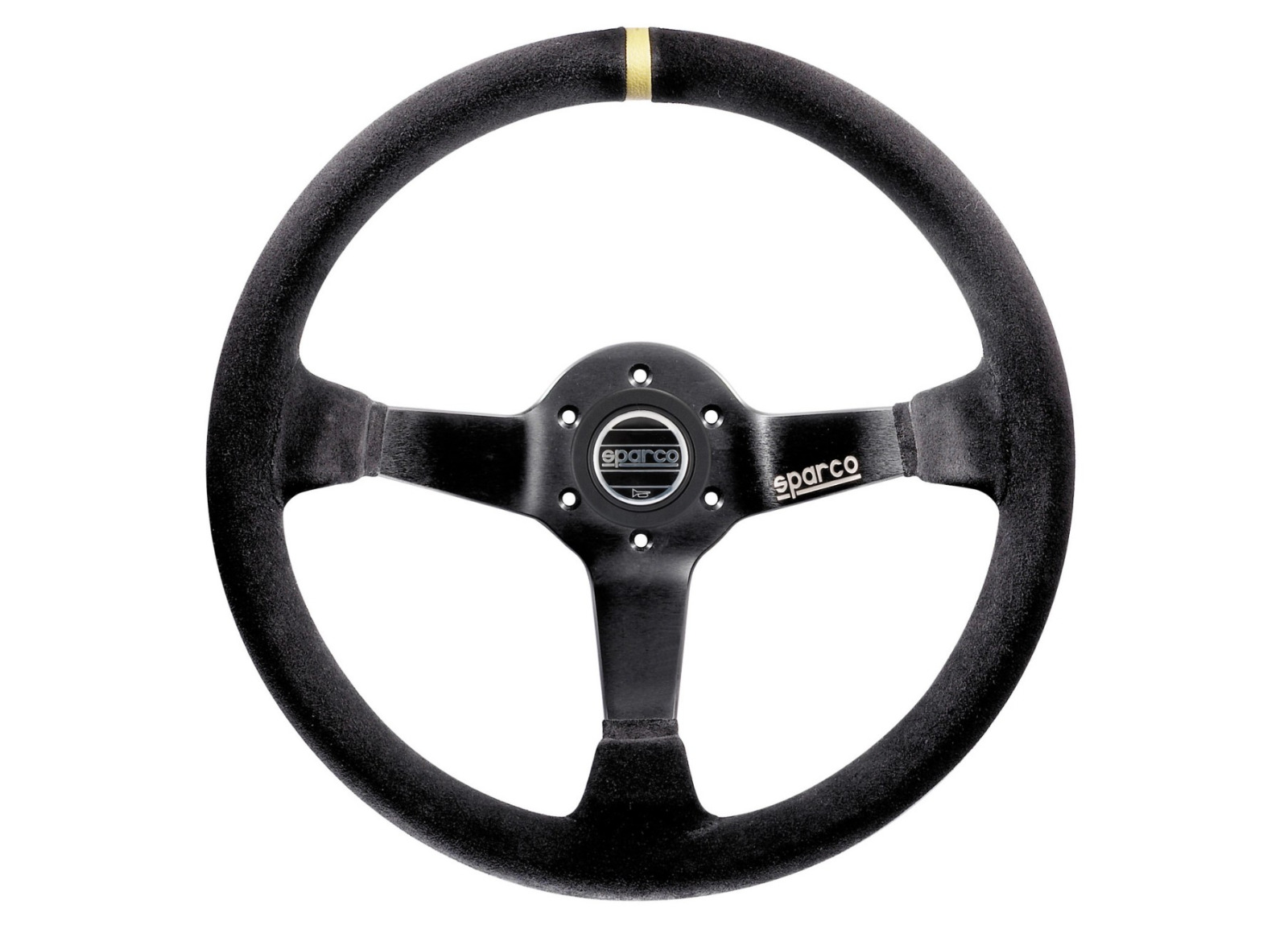 Sparco R325 semišový závodný volant 350 mm