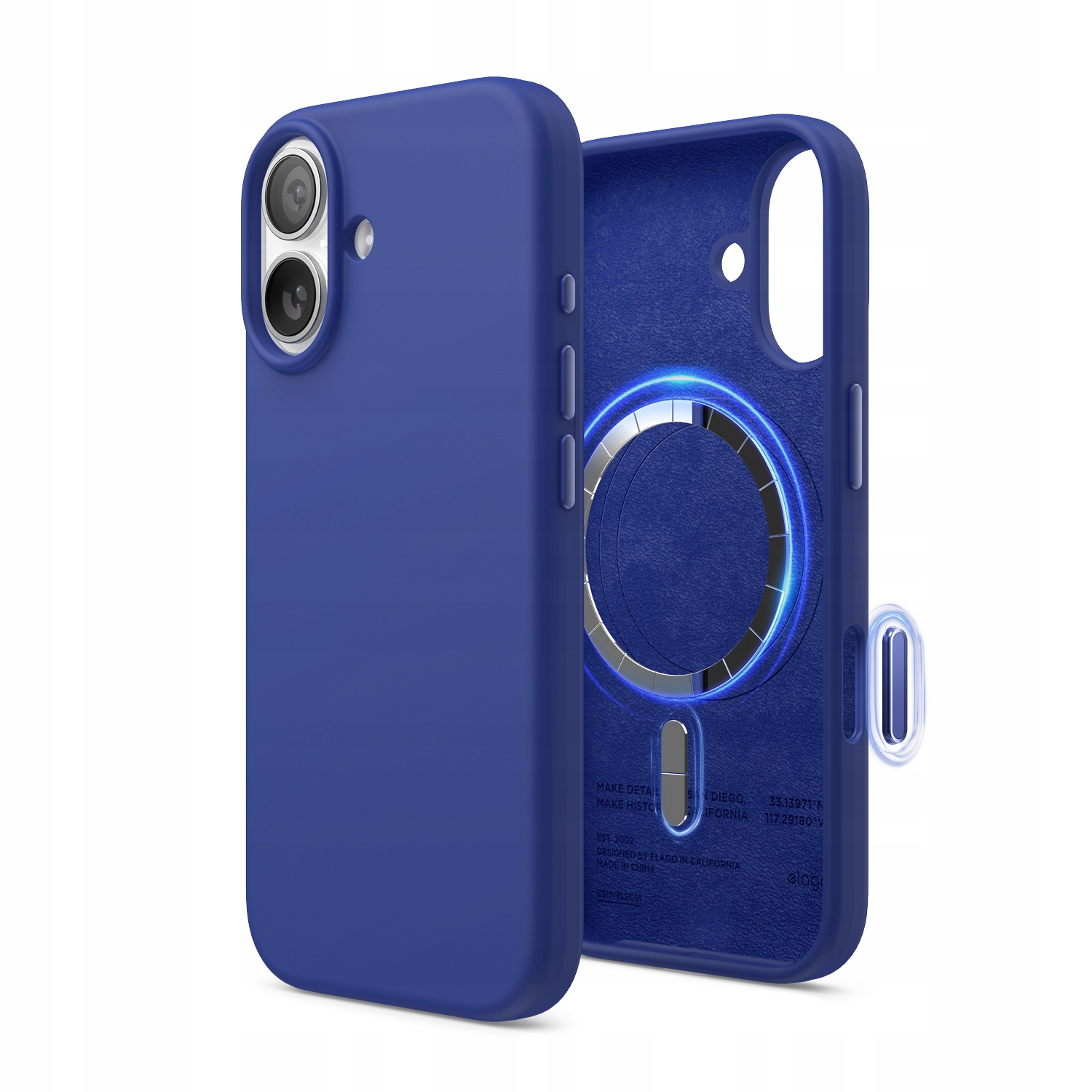 Silikonowe Etui z MagSafe Elago iPhone 17 Cobalt Blue