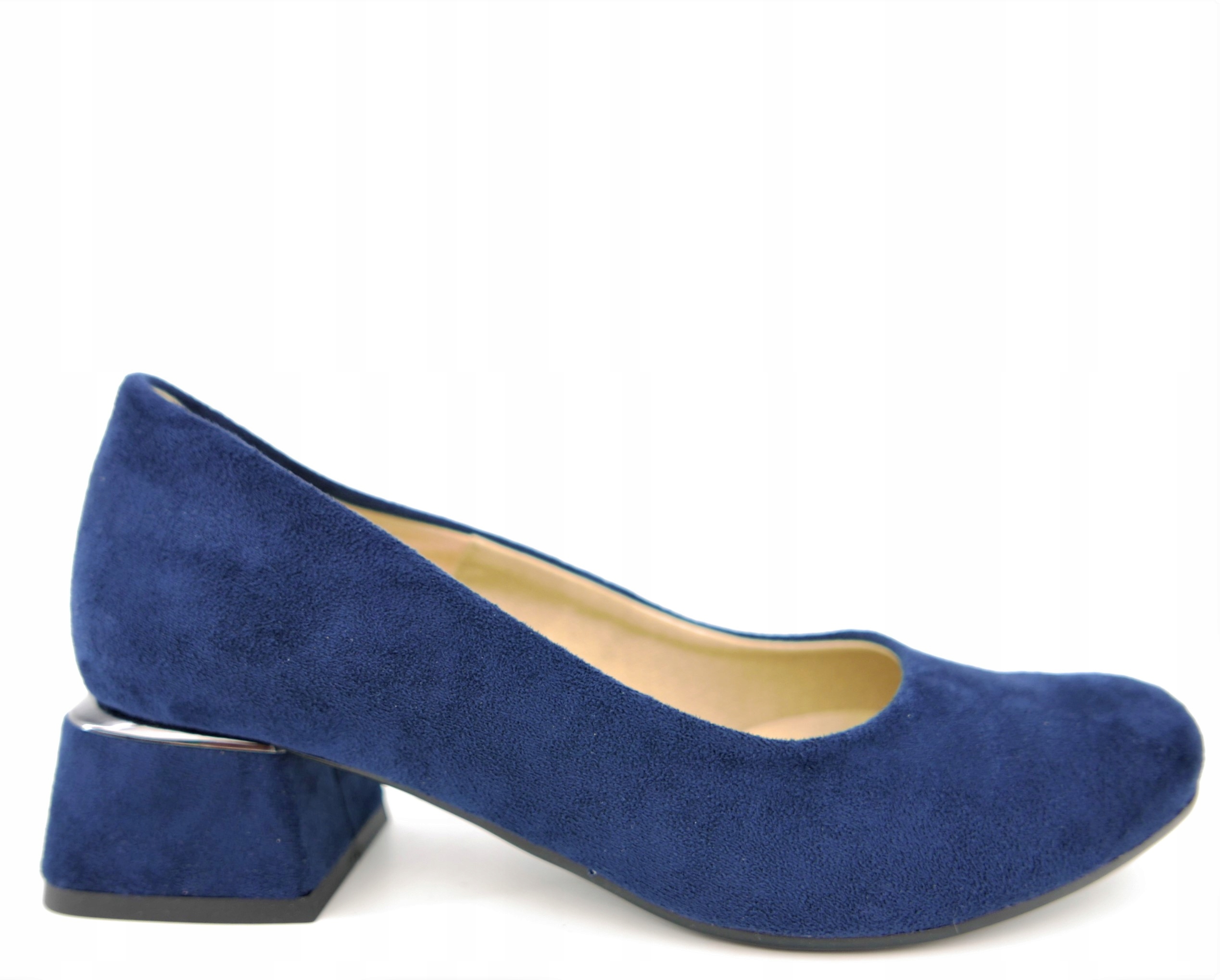 Aga But Polské Lodičky Tmavě Modré Semišové R36