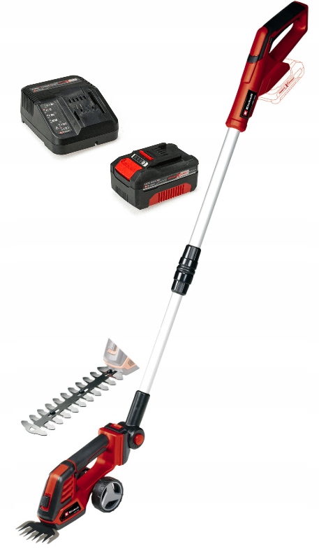 Einhell Nůžky Na Trávu Ge-cg 18/100 Li T 3410310 Sada Akumulátor 4,0AH