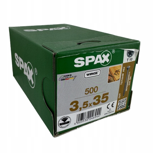 Wkręty do podłóg z litego drewna 3,5x35mm Spax do płyt podłogowych 500szt