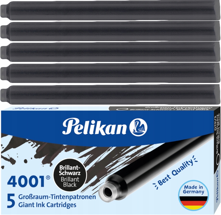 

Naboje Pelikan Do Piór Długie 5szt GTP/5 Czarne