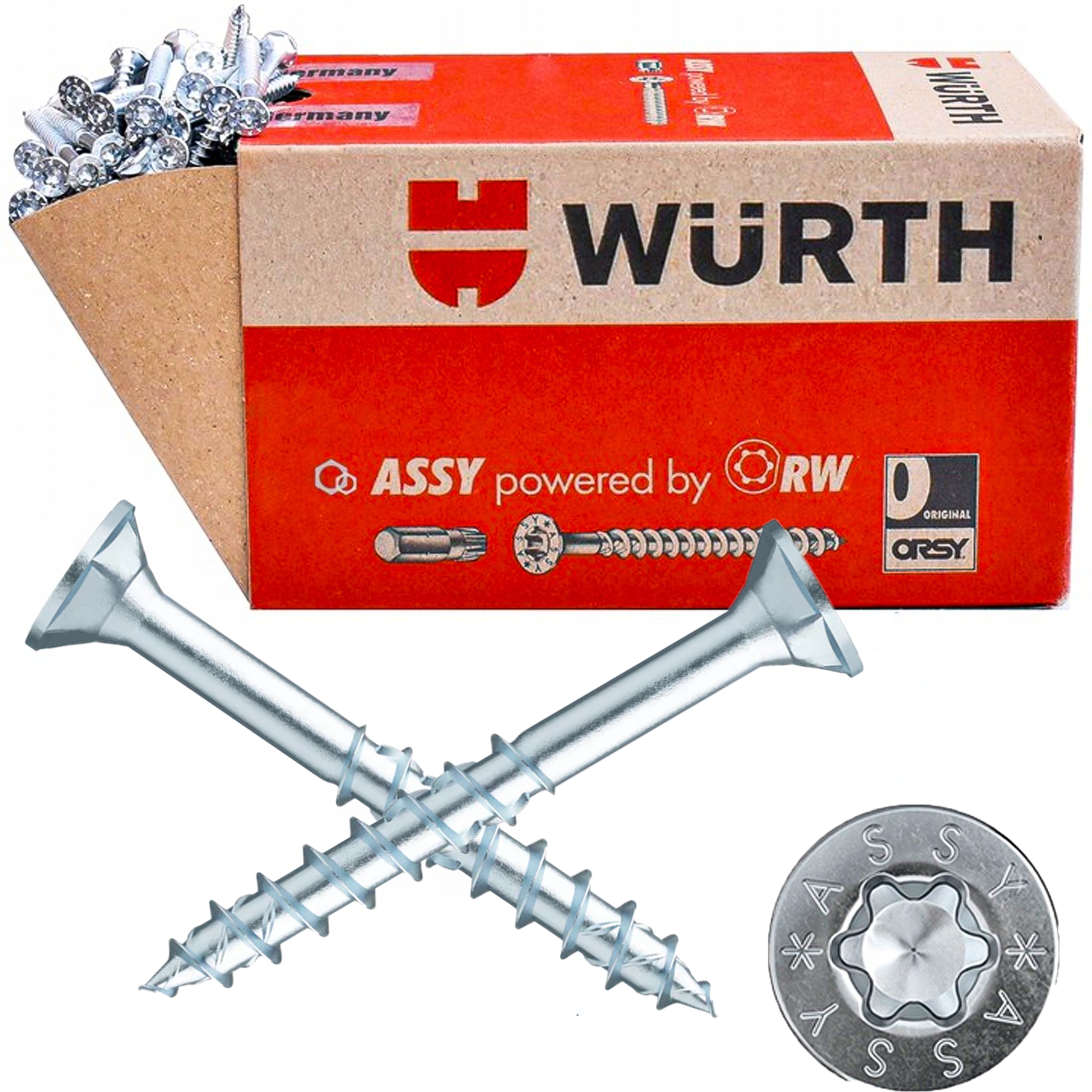 Univerzální šroub na dřevo Assy 5X70/42 200ks Wurth
