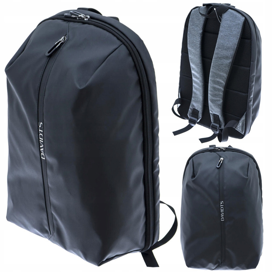 Profilovaný batoh na notebook pro každodenní použití, černý