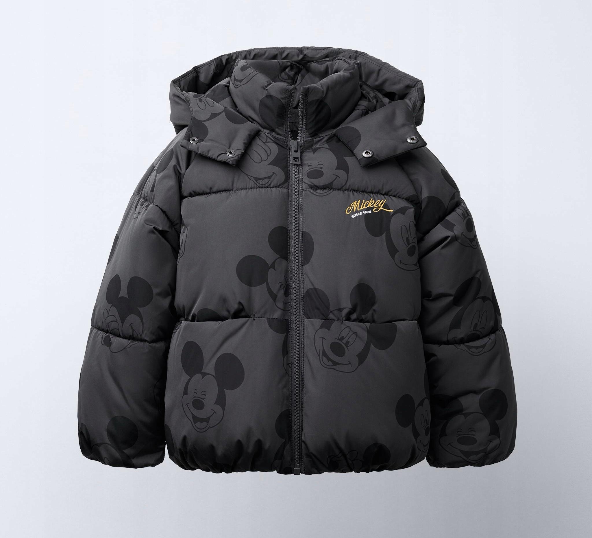 Zara ciepła kurtka chłopięca zimowa Myszka Mickey water repellent 86