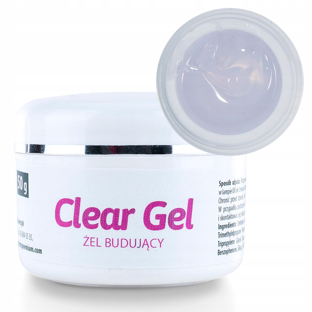 

Budujący Żel Clear do paznokci Ntn 50ml mocny