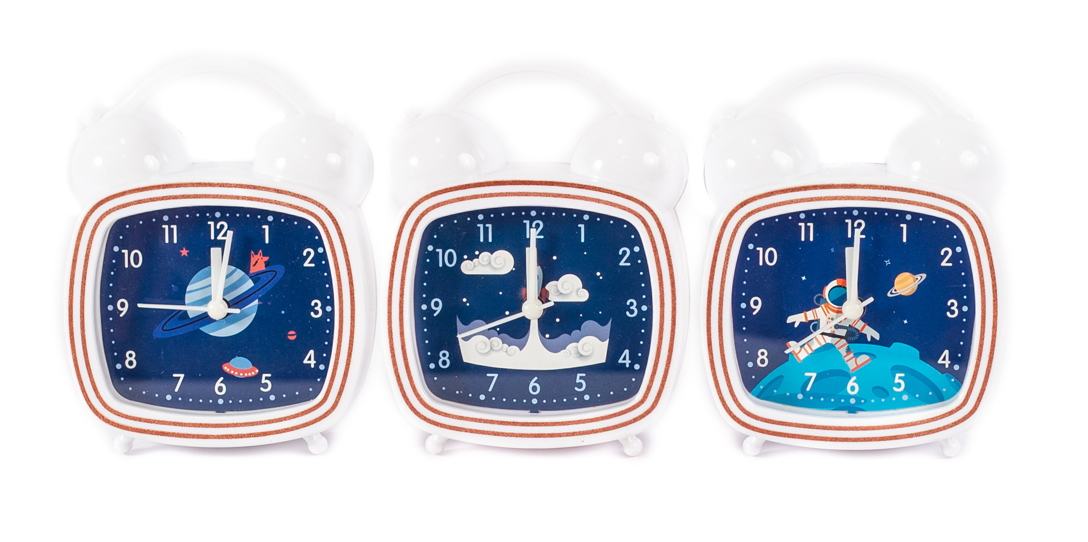 BUDZIK KOSMOS ZEGAR NA BATERIE Różne Wzory Marka Midex