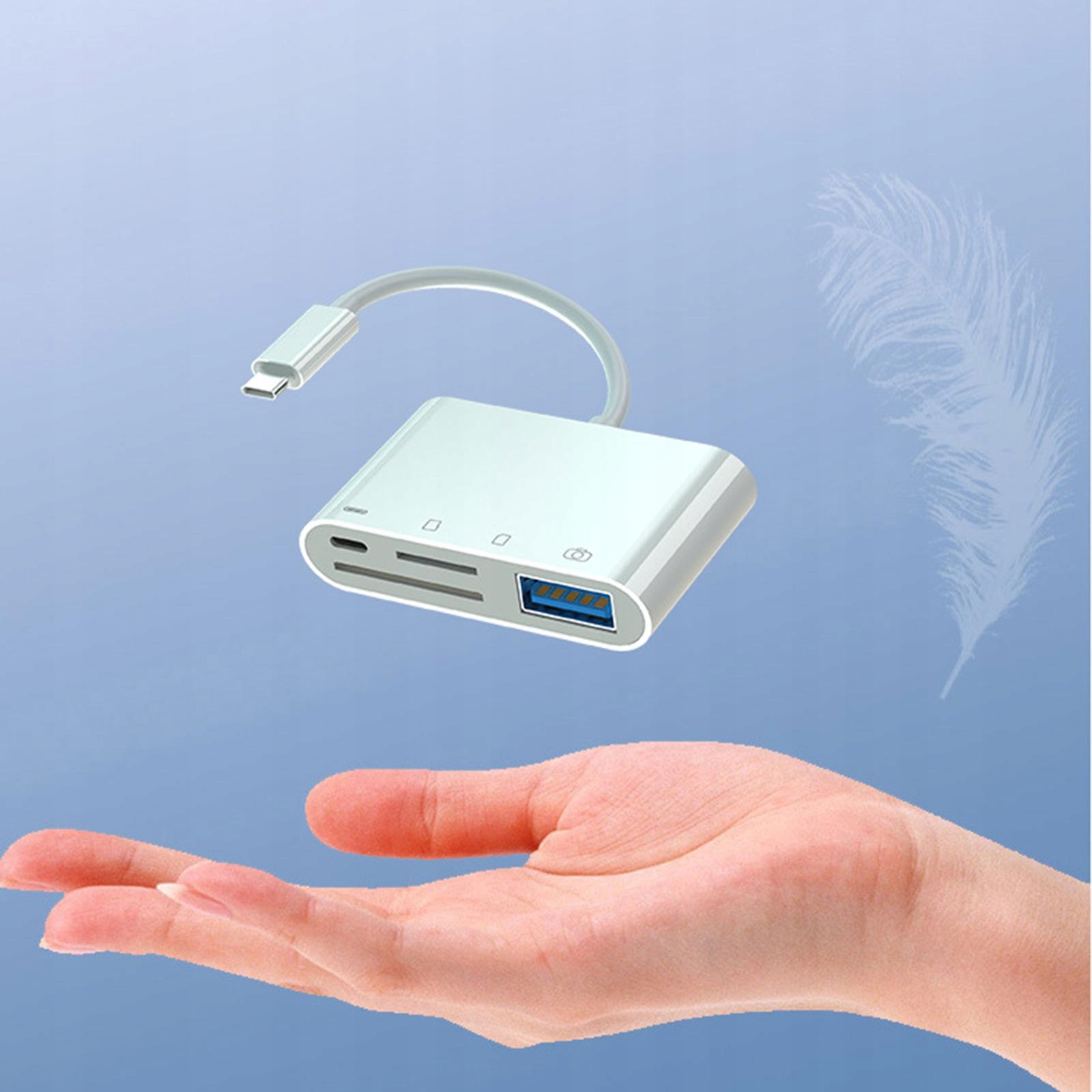 4 w 1 USB C Micro SD TF Reader Adapter OTG, do EAN (GTIN) 0750551289958