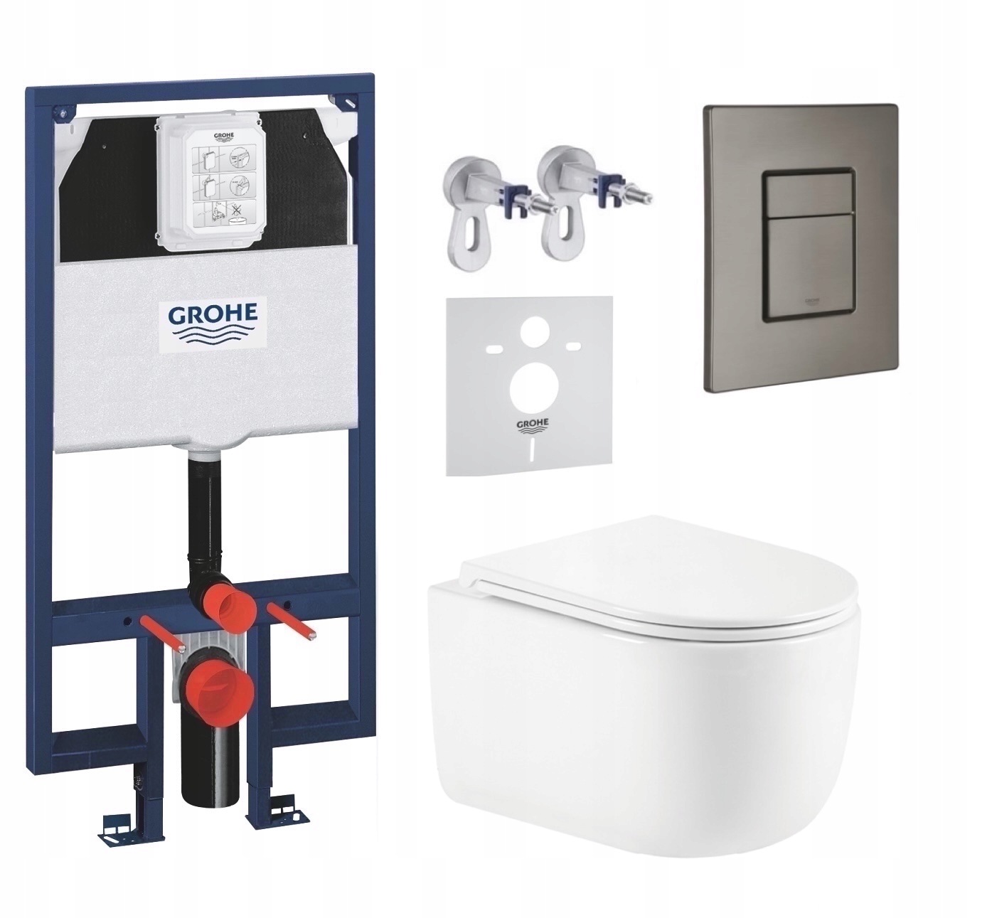 7v1 Wc Set, Stelaz Grohe Slim Wc Mísa Tornado Imprese Tlačítko