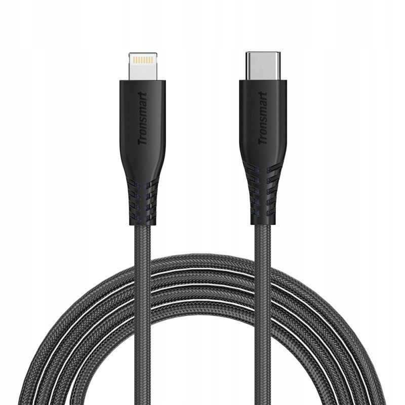 

Tronsmart nylonowy kabel Usb Typ C - Lightning 3A