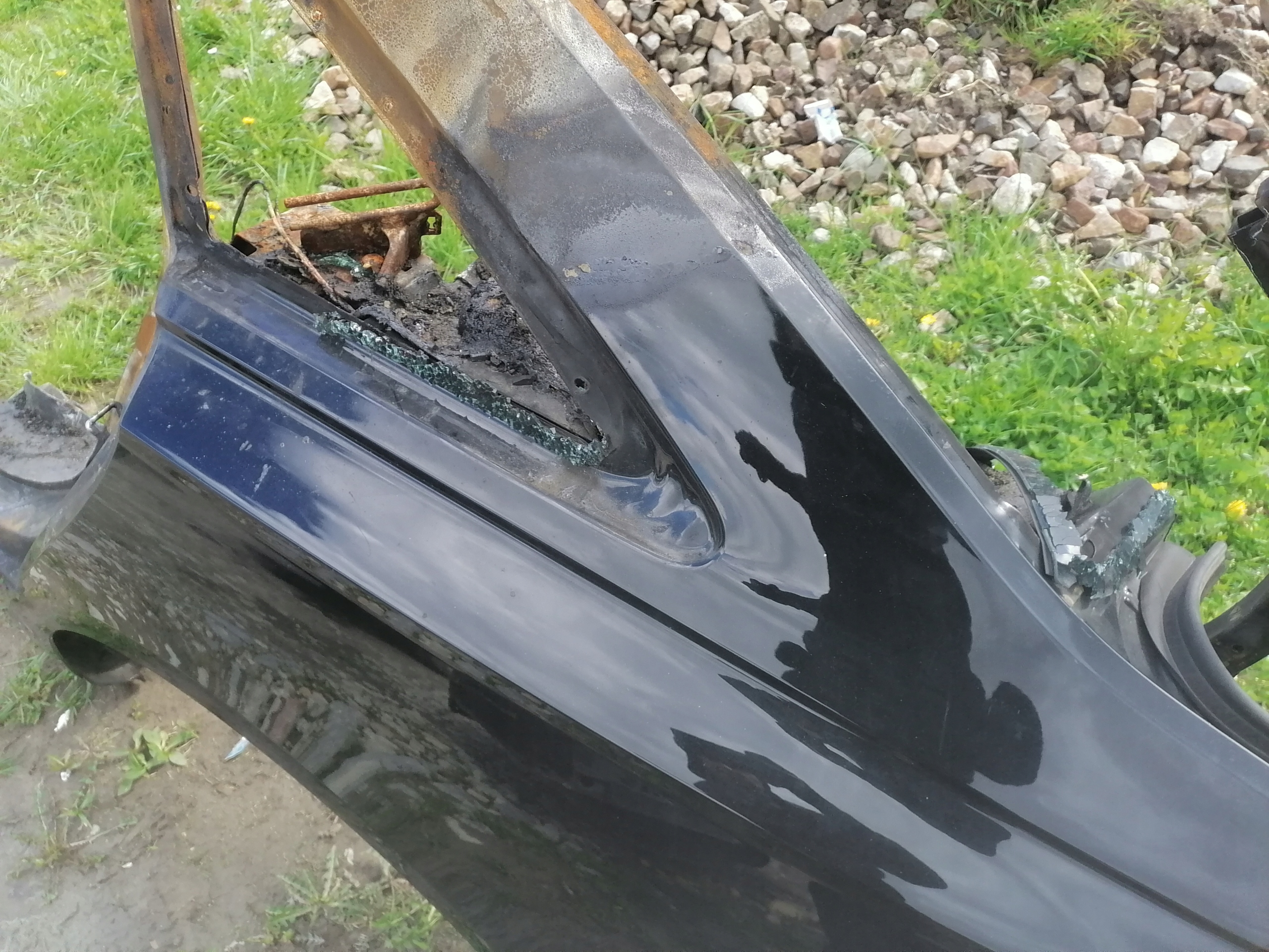 quarter left left rear part Audi a6 c8 sedan