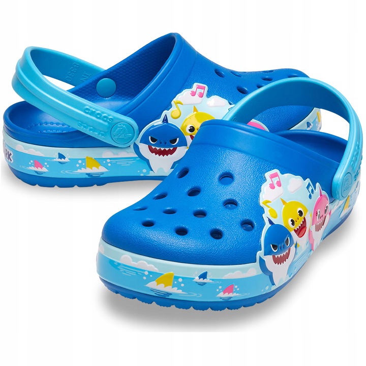 

Buty Dziecięce Crocs Klapki Baby Shark Na Lato