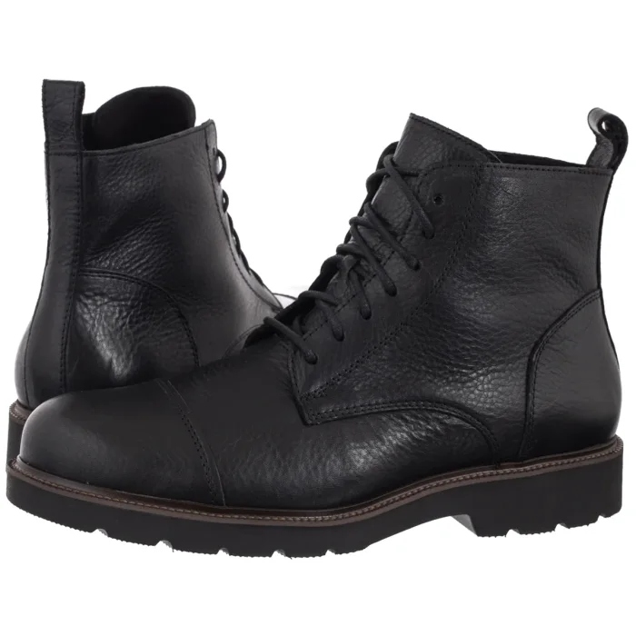 Pánské Kožené Boty Kotníkové Boty Ryłko Černé 2EUU4_V_ _7TV Black