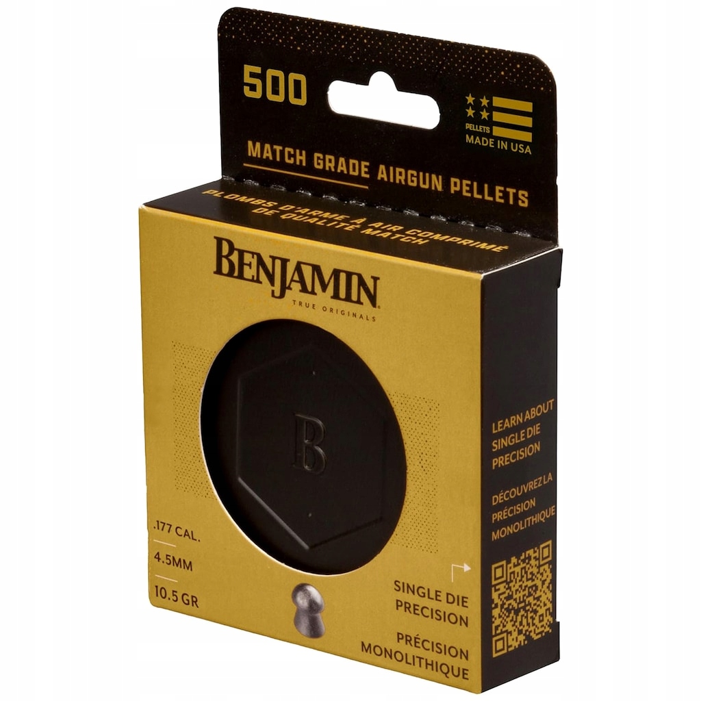 Śrut Benjamin Domed Single Die 4,5 mm 500 szt. Diabolo