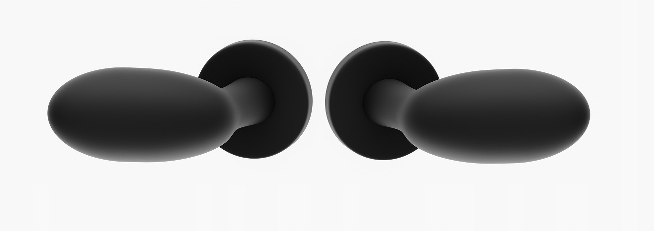 Dveřní knoflíky Uovo Ro černé, černé
