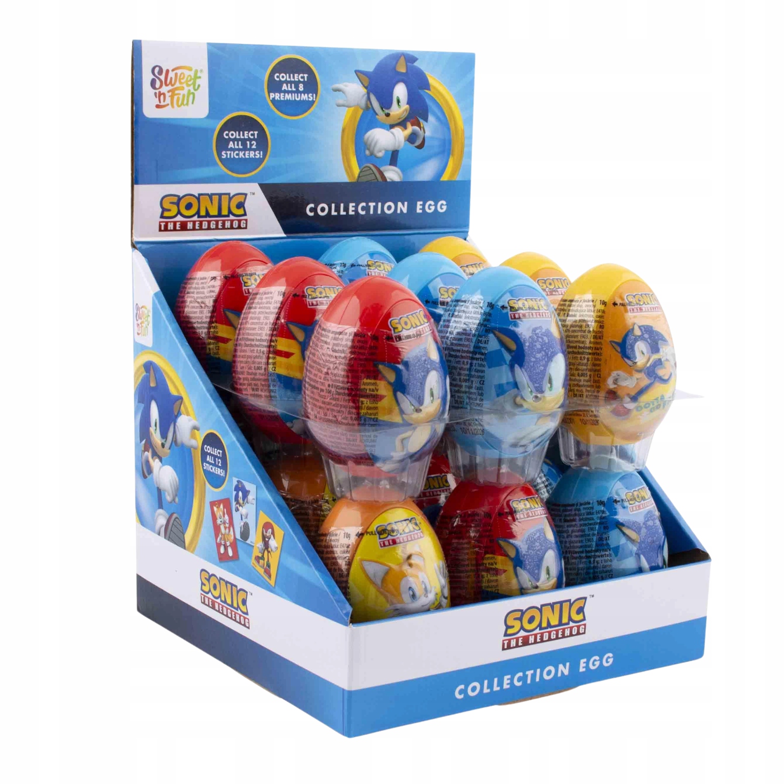 Maxco Vajíčko S Překvapením Sonic Sladké potěšení s překvapením 18x10g
