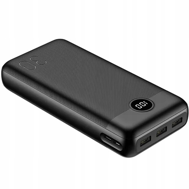 Prostorná výkonná powerbanka Rychlé nabíjení 20 W 30000 mAh Usb-c Usb-a Pd QC3.0