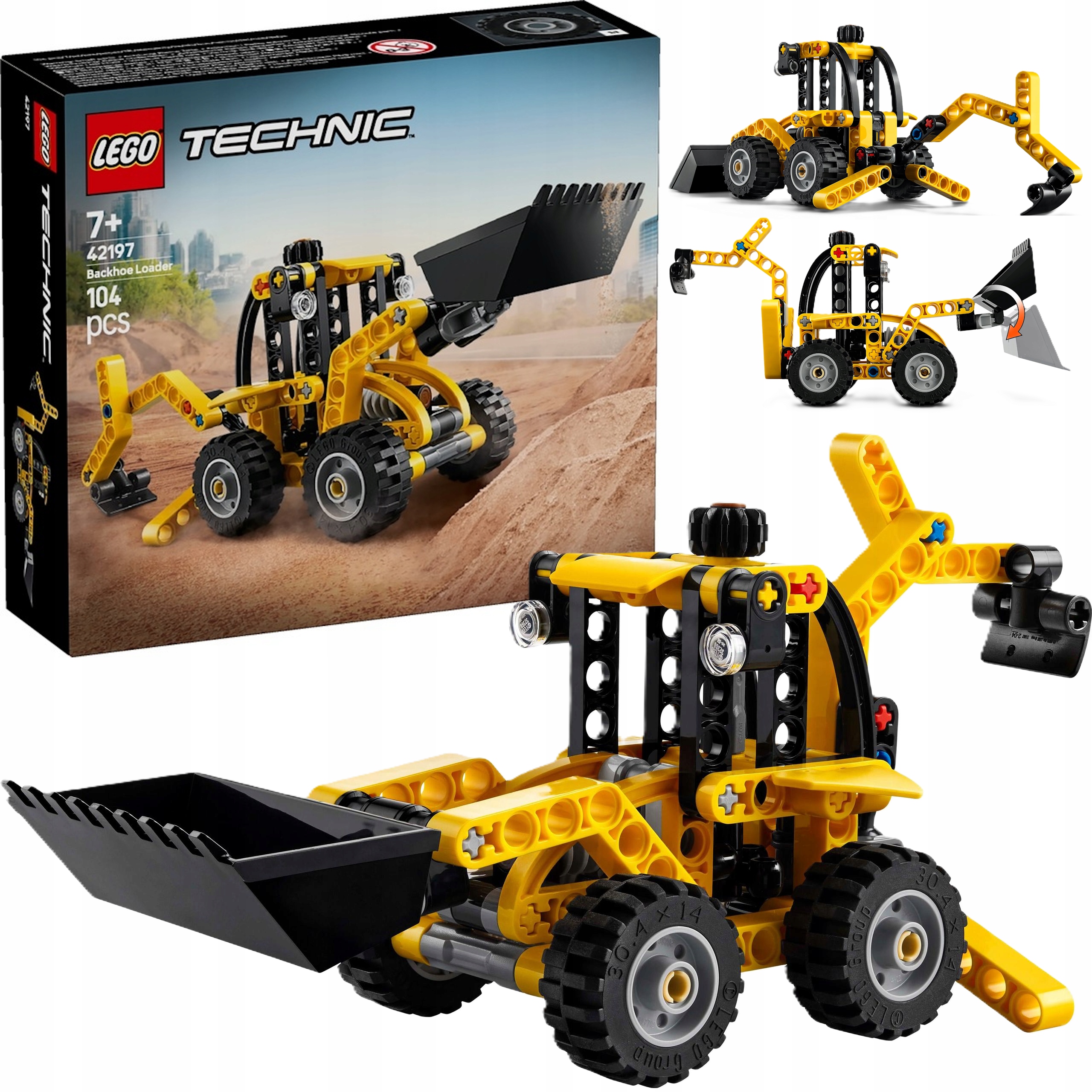 Klocki Lego Technic 42197 Koparko-ładowarka Zestaw Do Budowania