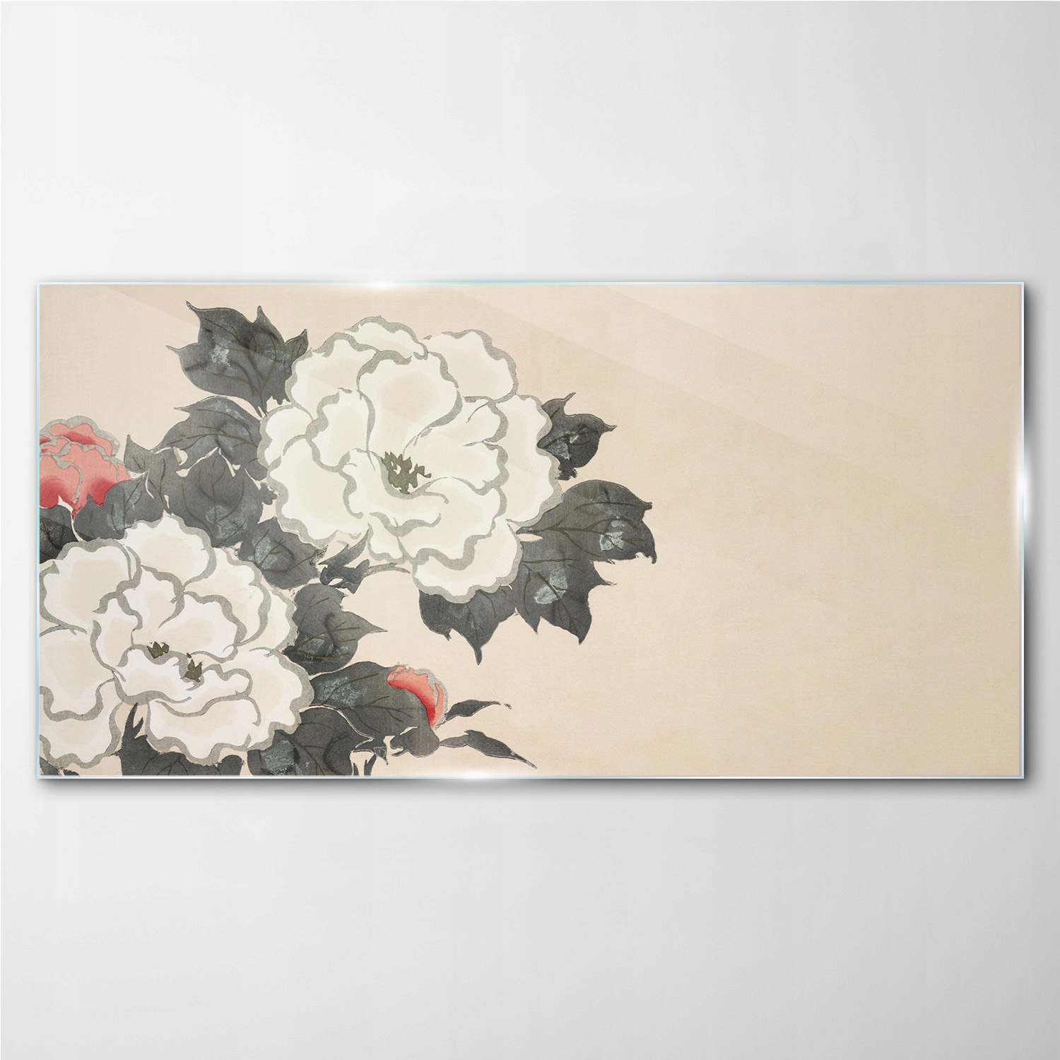 

Foto-obraz szklany do salonu Kwiaty rośliny 100x50