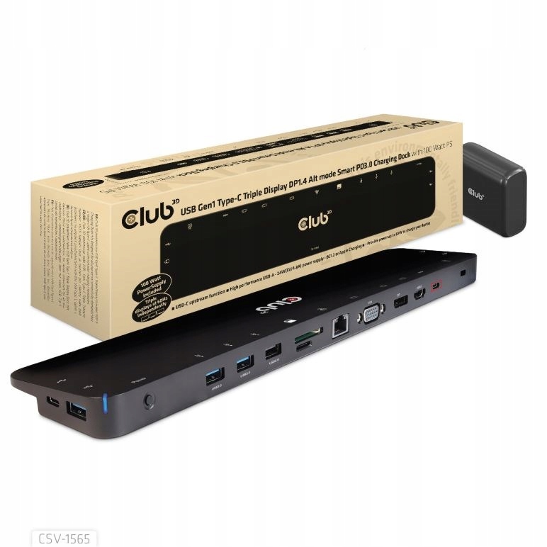 Dokovacia stanica CLUB3D CSV-1565