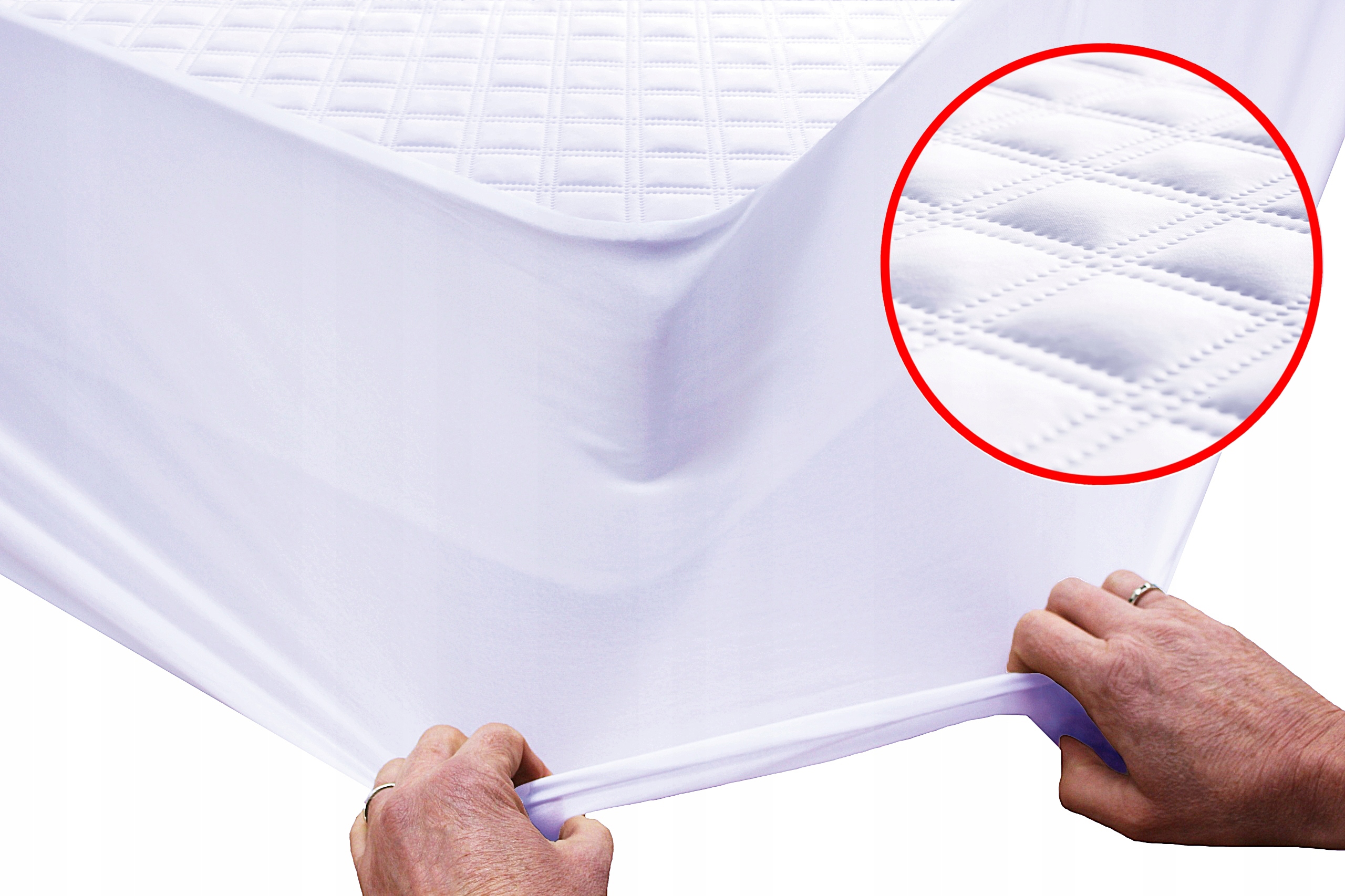 OCHRANIACZ POKROWIEC NA MATERAC 120x200 PIKOWANY WODOODPORNY GUMKA DOOKOŁA