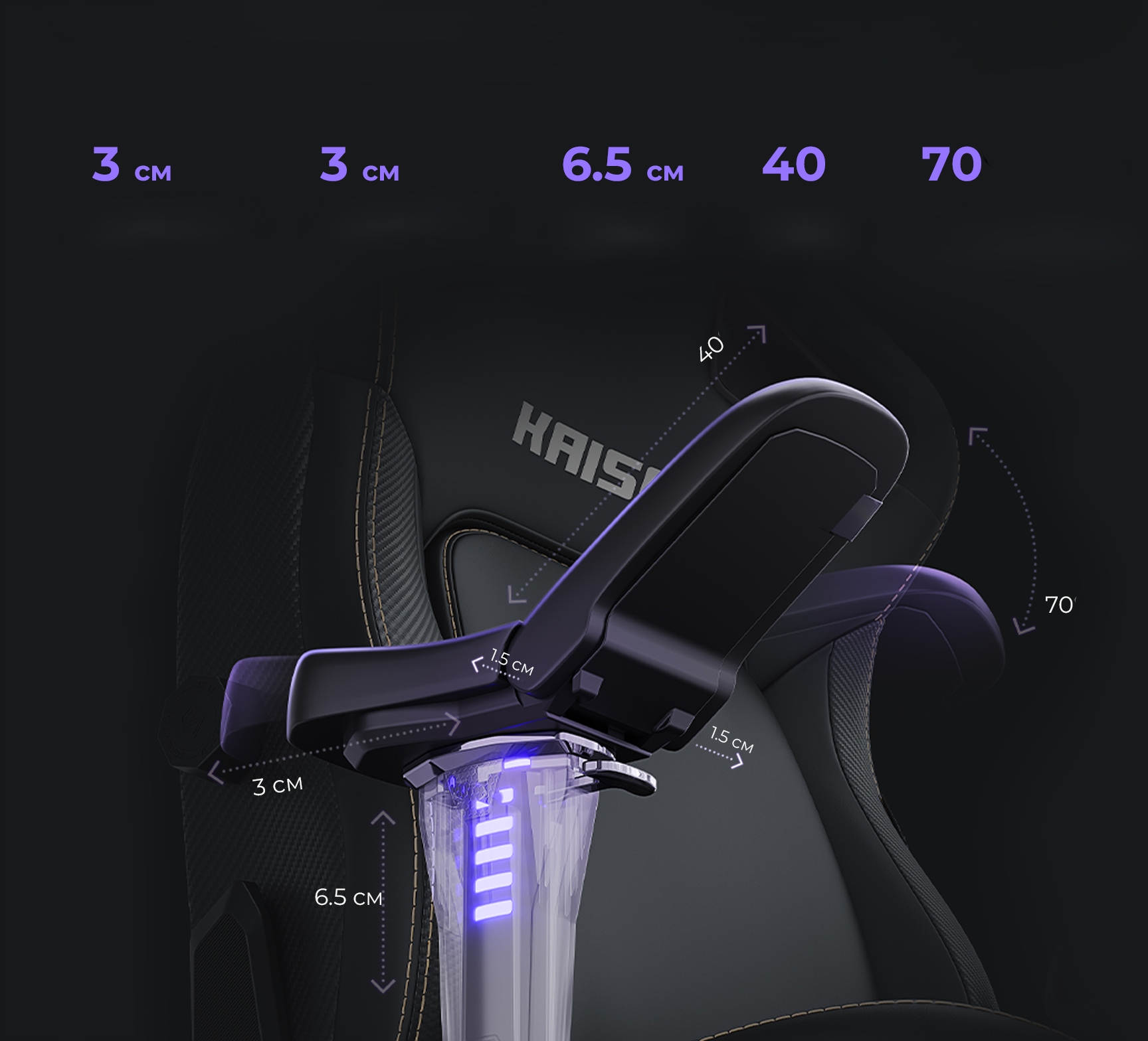 Fotel gamingowy Kaiser 4 XL Anda Seat skórzany zielony biurowy obrotowy Szerokość siedziska 54 cm