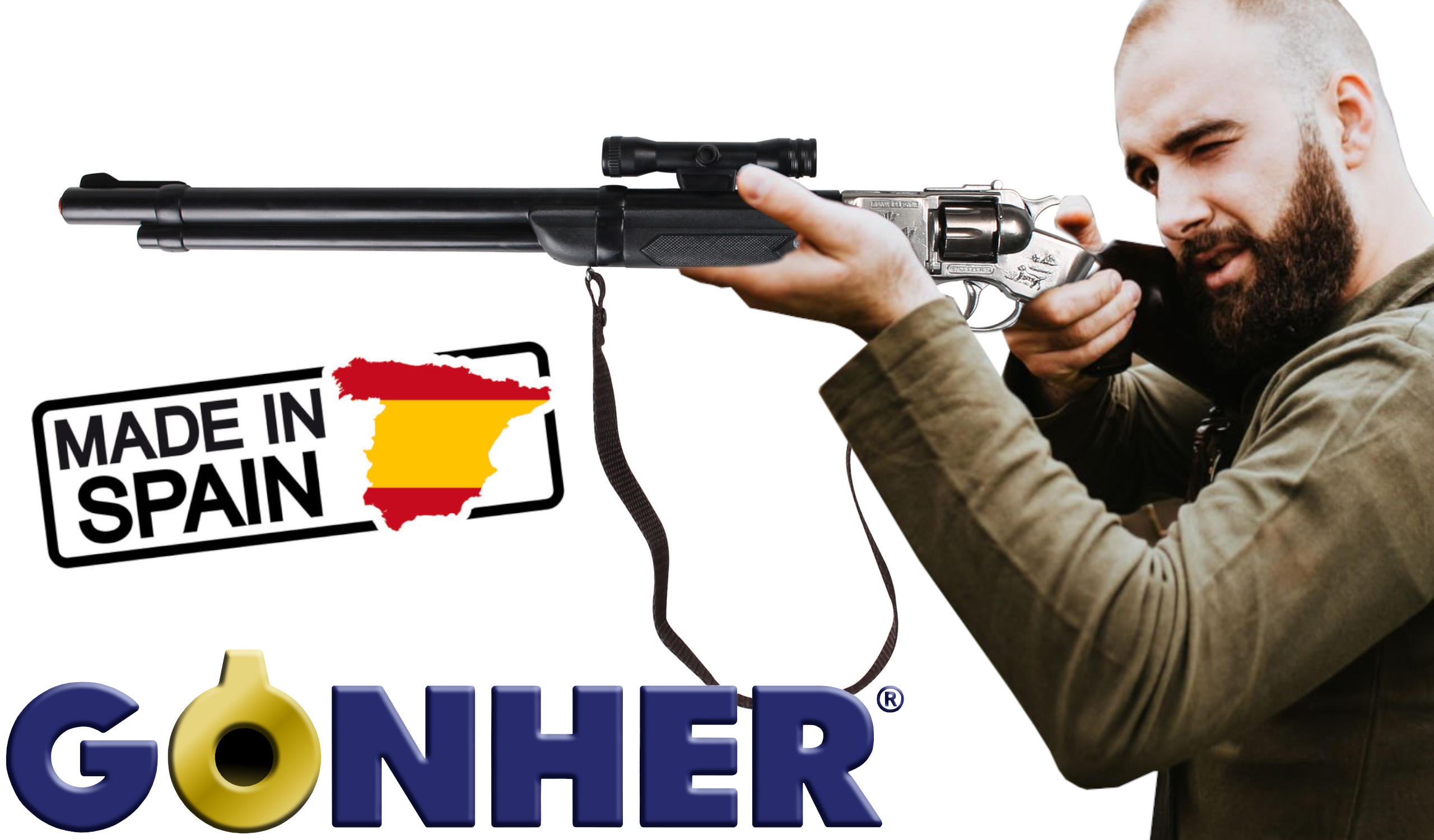 GONHER METALOWA STRZELBA HUKOWA NA KAPISZONY KOWBOJSKA KARABIN 8 - STRZAŁÓW Rodzaj karabiny