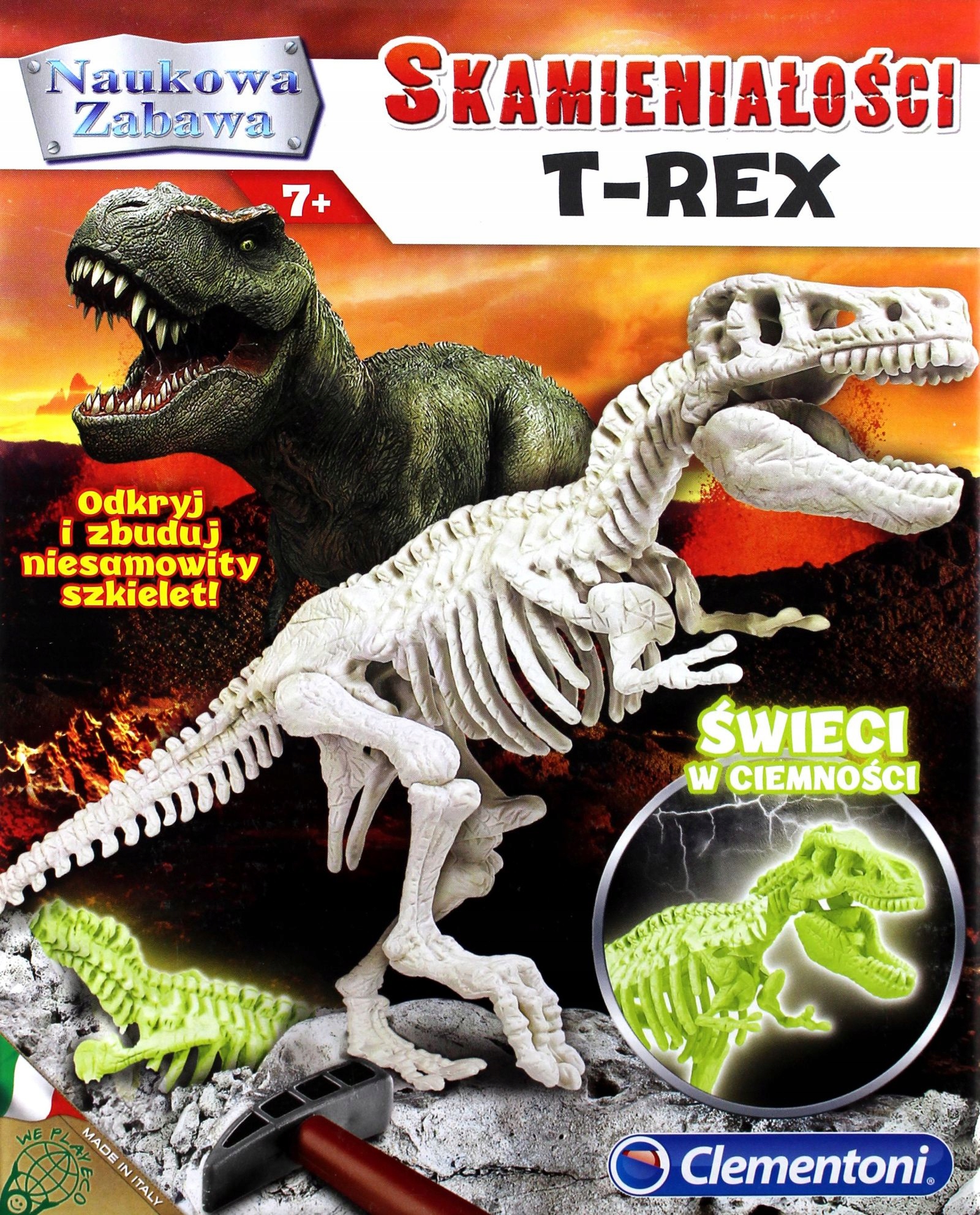 

Clementoni Naukowa Zabawa. Skamieniałości. T-rex F