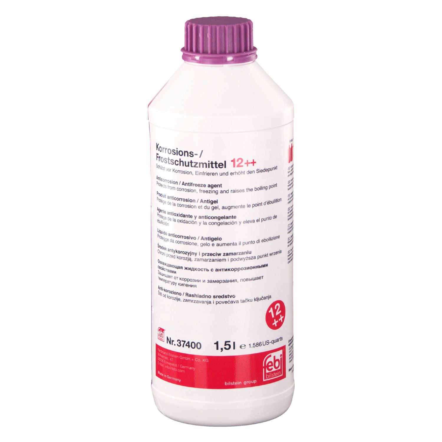 

Koncentrat Płyn Chłodniczy G12++ 1.5L Febi różowy