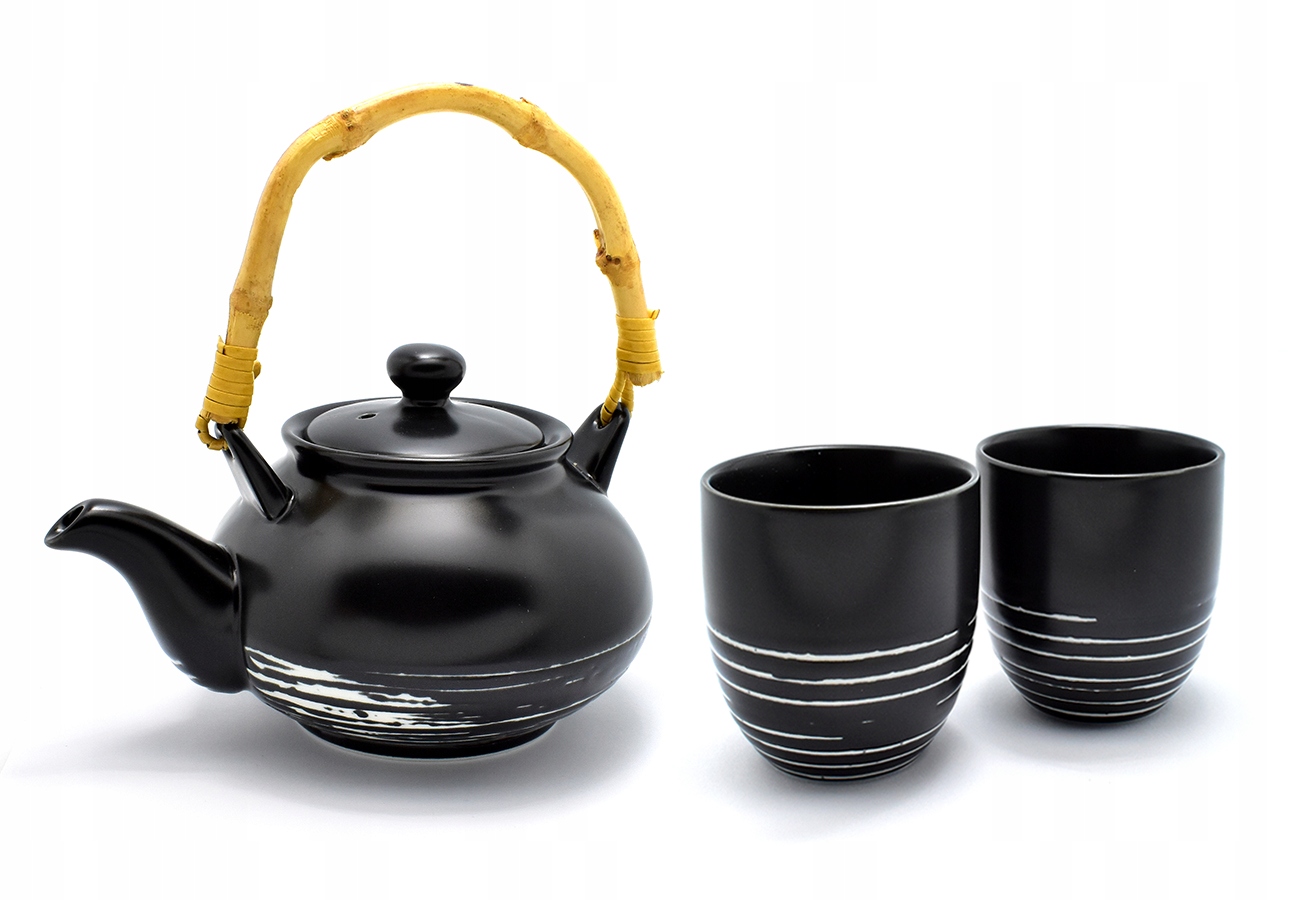 Komplet do herbaty dla 2 osób Black Maru 500 ml Box