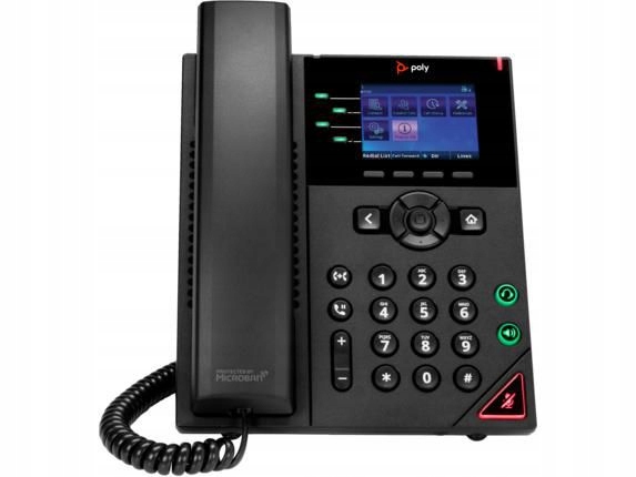 Ip telefón Hp VVX 250 4-riadkový s PoE, 89B62AA#AC3