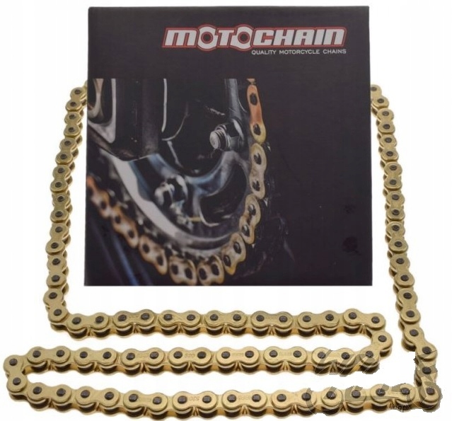 ŁAŃCUCH NAPĘDOWY 120 OGNIW 520 MOTOCHAIN ZŁOTY